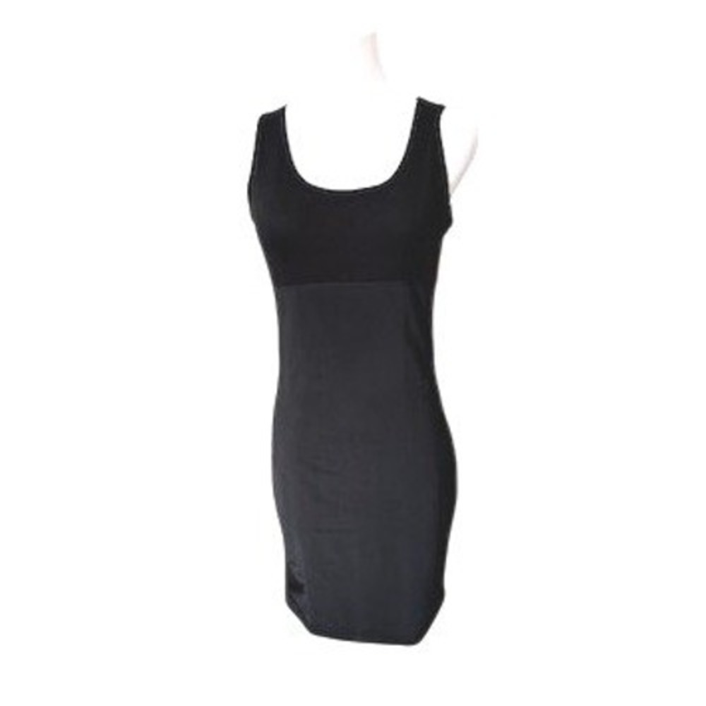 Yummie Tummie Black No Ride Firm Slimming Shapewear Slip Dress LARGE NWT